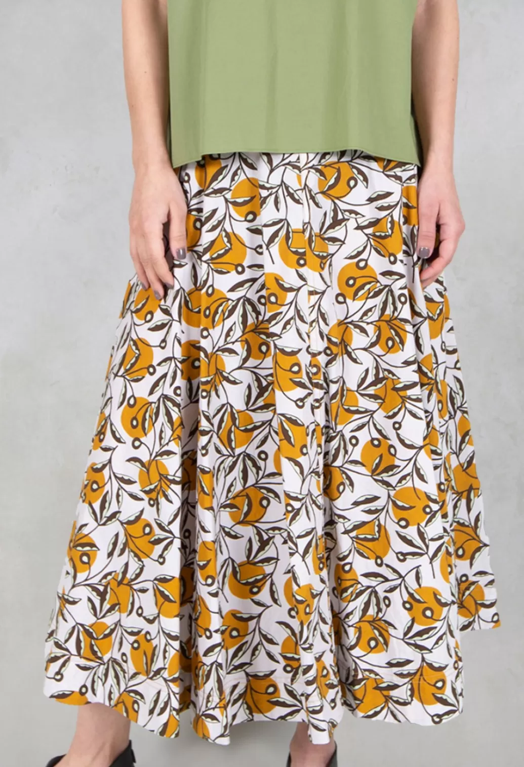 Skirts^Maliparmi Midi Skirt In Naturale/Orca