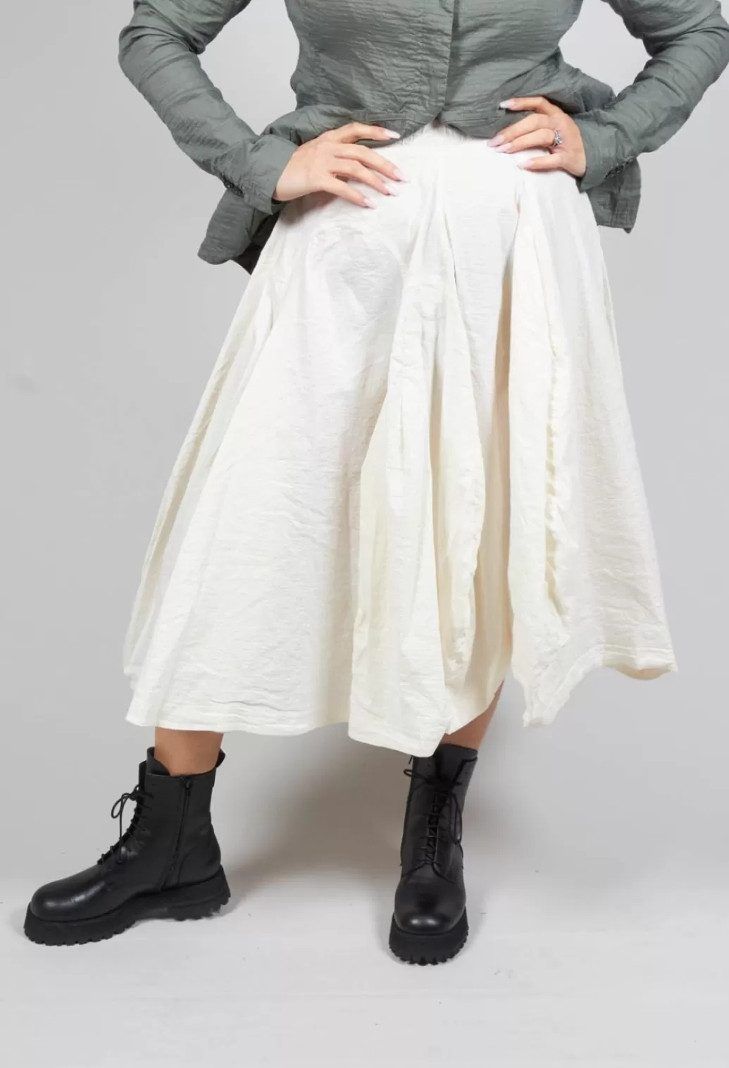 Skirts^Rundholz Mainline Midi Tulip Skirt In Nessel