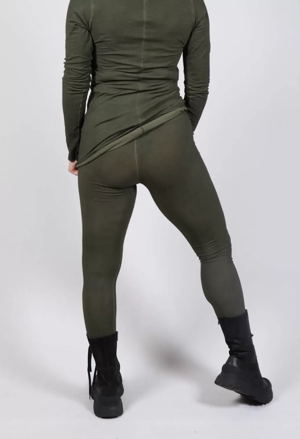 Leggings^Rundholz Dip Midrise Leggings In Olive Cloud