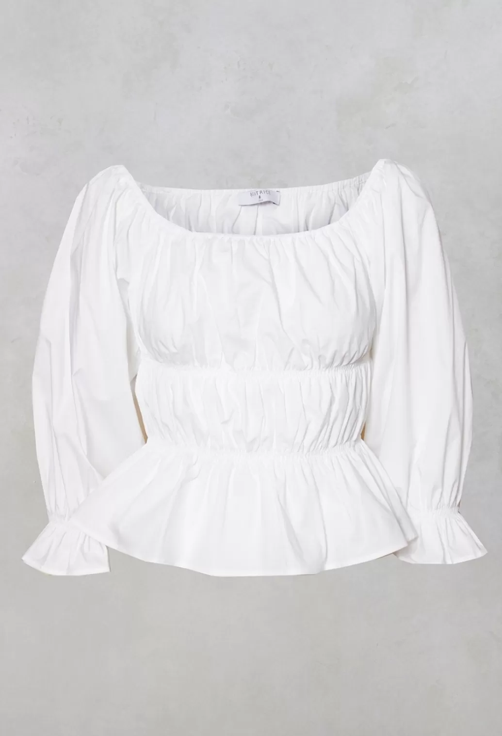 Shirts & Blouses^Beatrice B Milkmaid Blouse In White