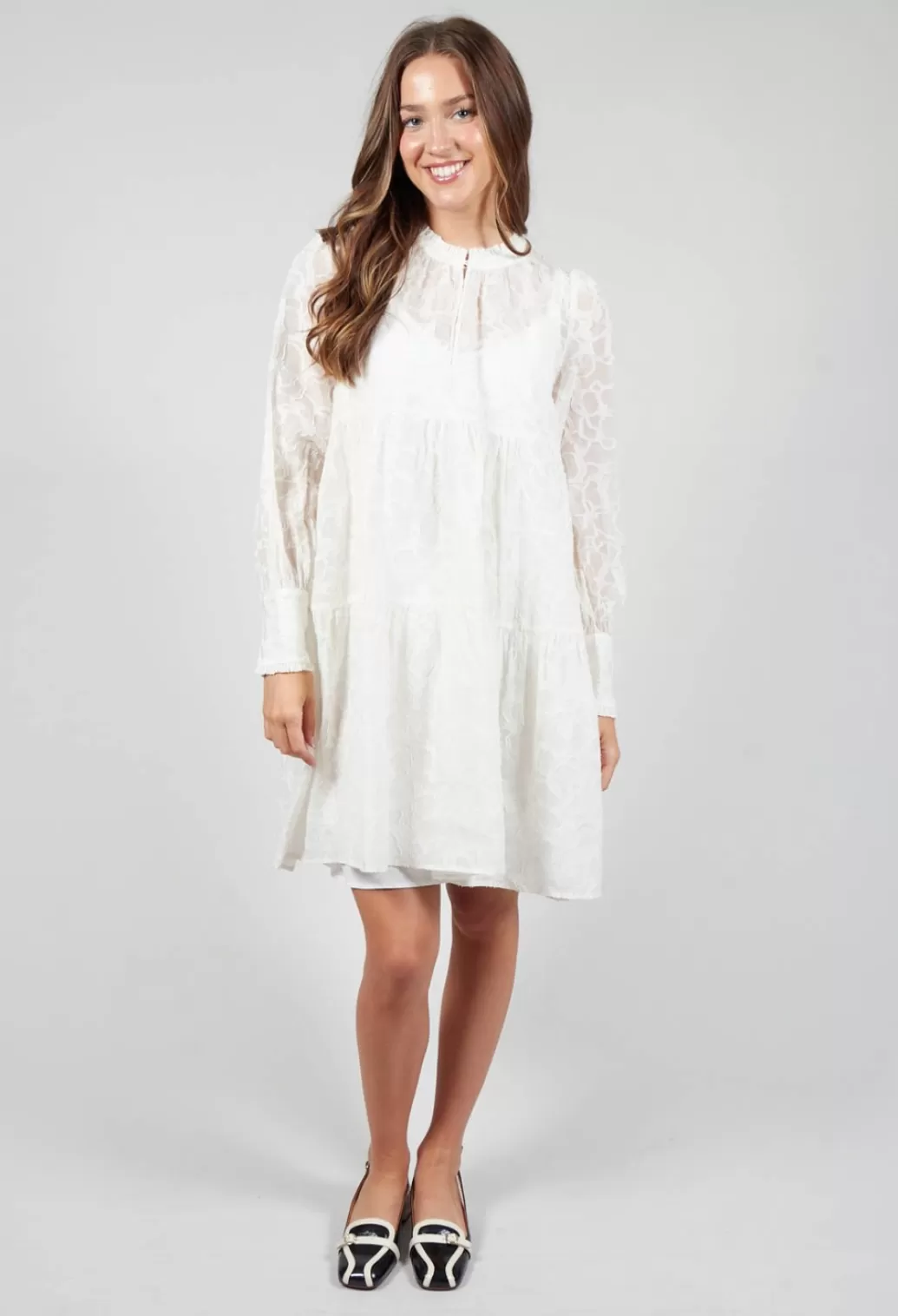 Dresses^Dea Kudibal Mini Dress With Balloon Sleeves In White