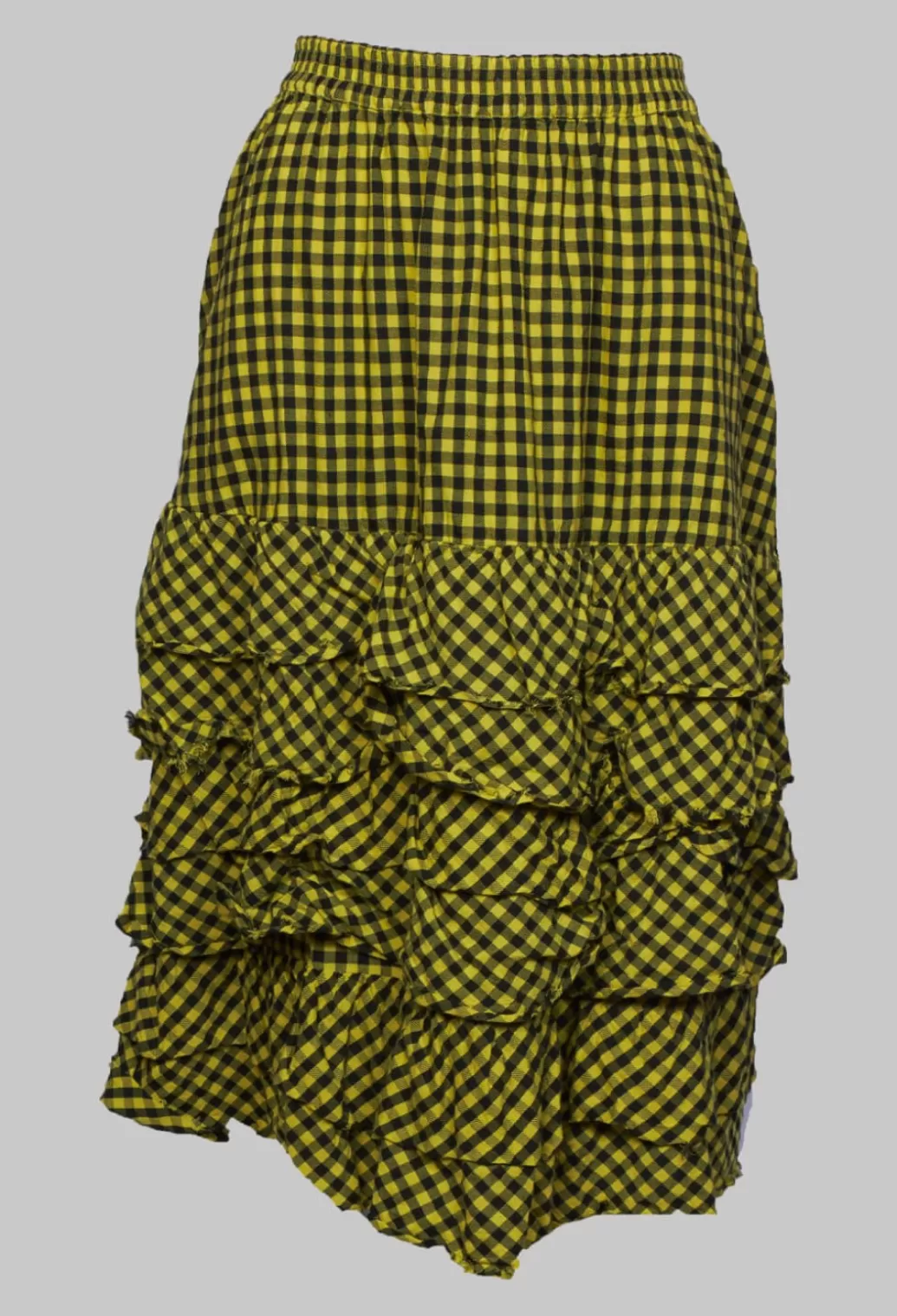 Skirts^Privatsachen Mitteldeal Skirt In Ingwer Yellow And Black Check