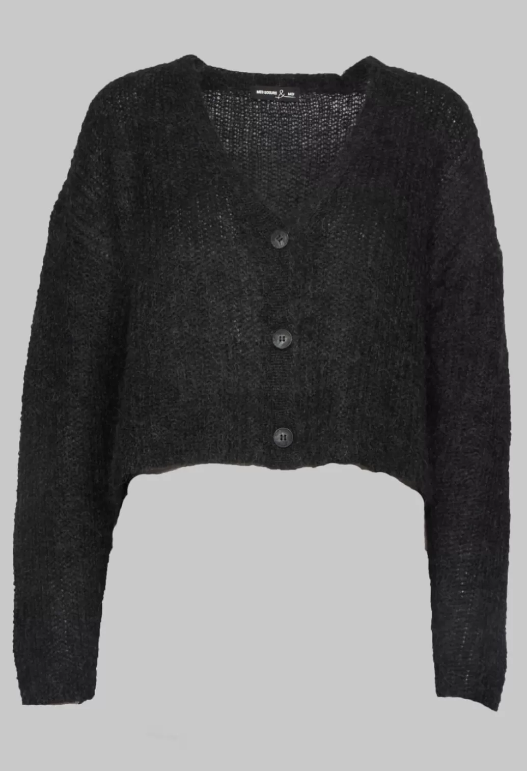 Cardigans^Mes Soeurs & Moi Mohair Cardigan In Onyx