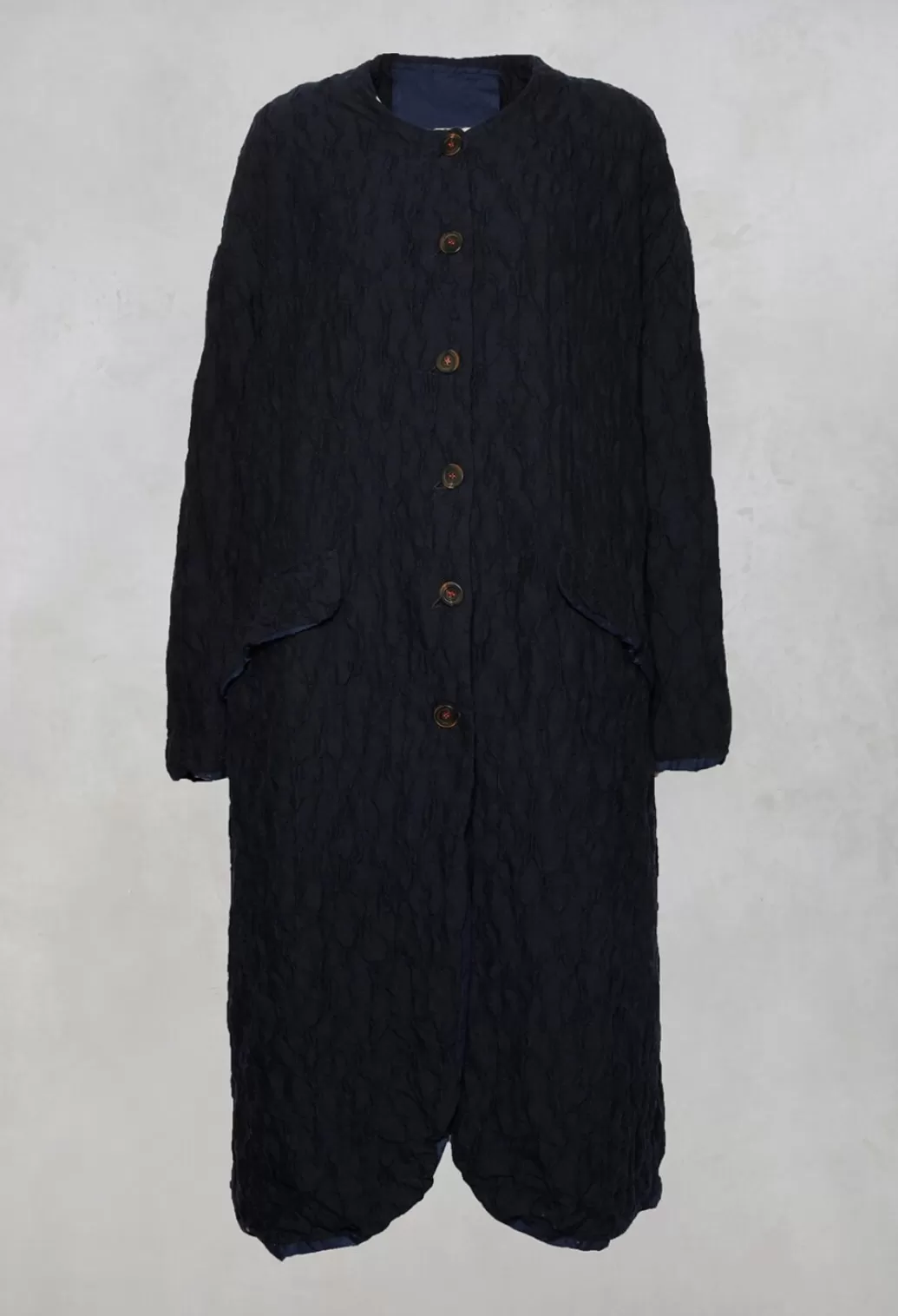 Coats^Hannoh Wessel Monica Coat In Textured Navy