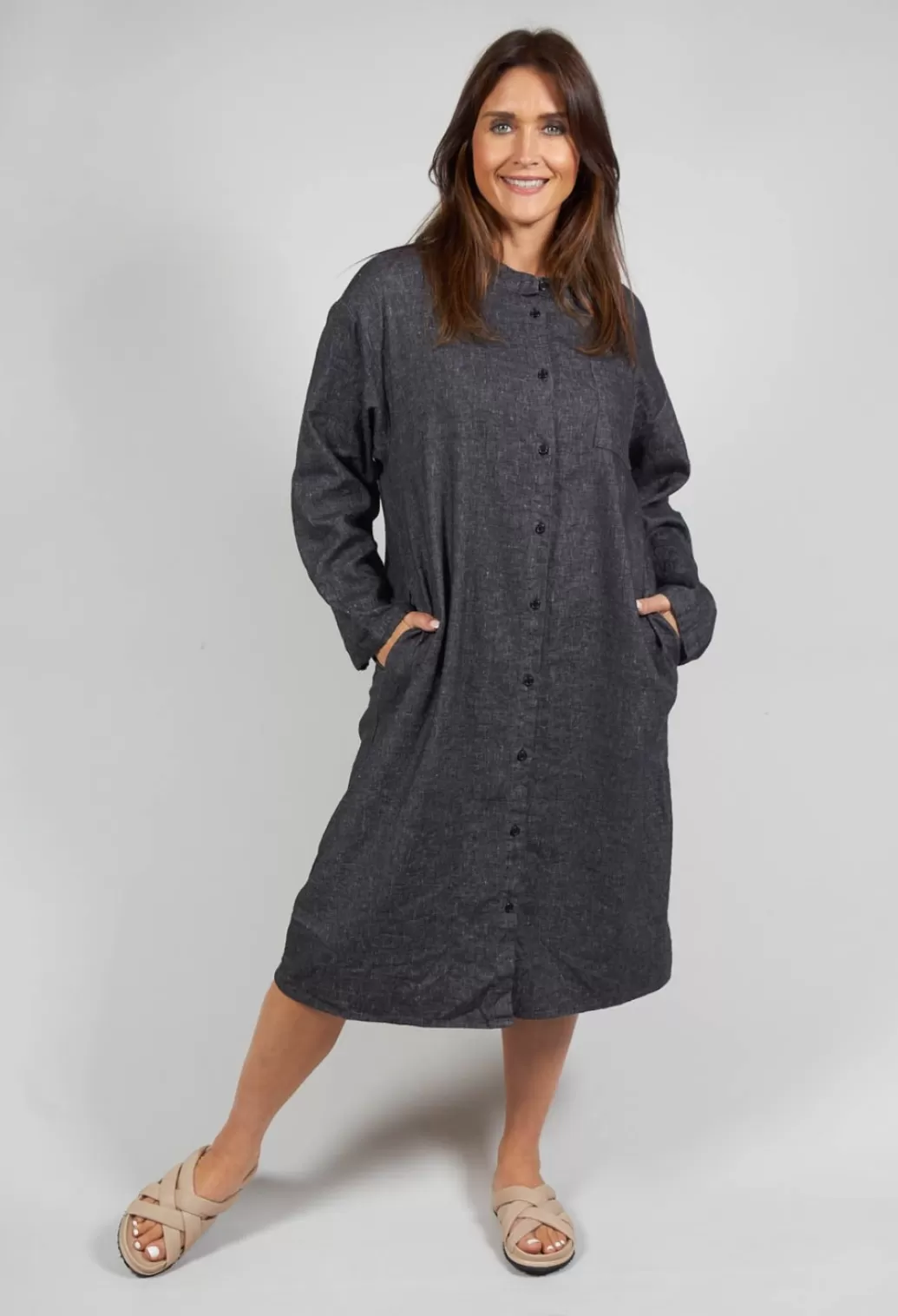 Dresses^Mama B Mosto D Shirt Dress In Nero