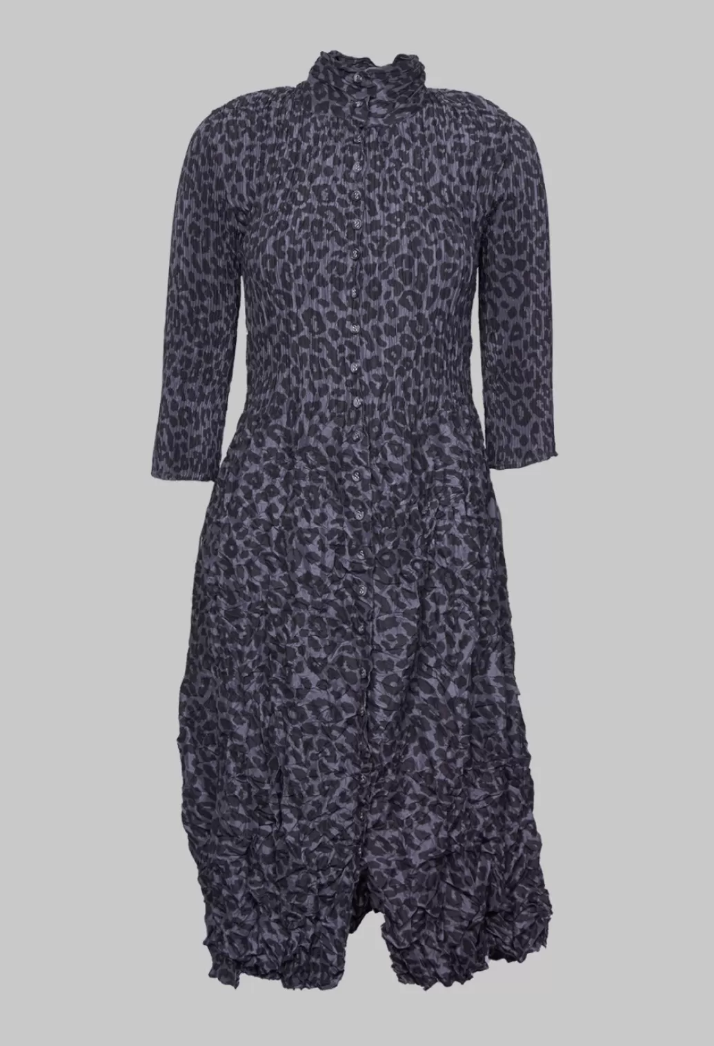 Dresses^Alquema Nehru Coat Dress In Leopard