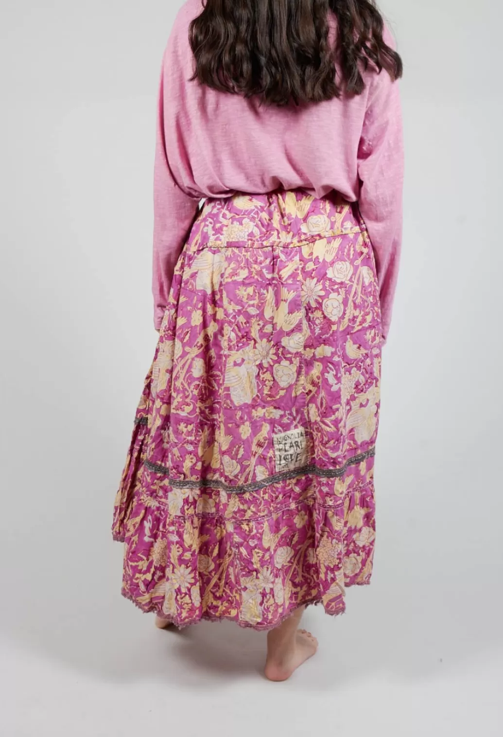 Skirts^Magnolia Pearl Nepali Peasant Skirt In Wildberry