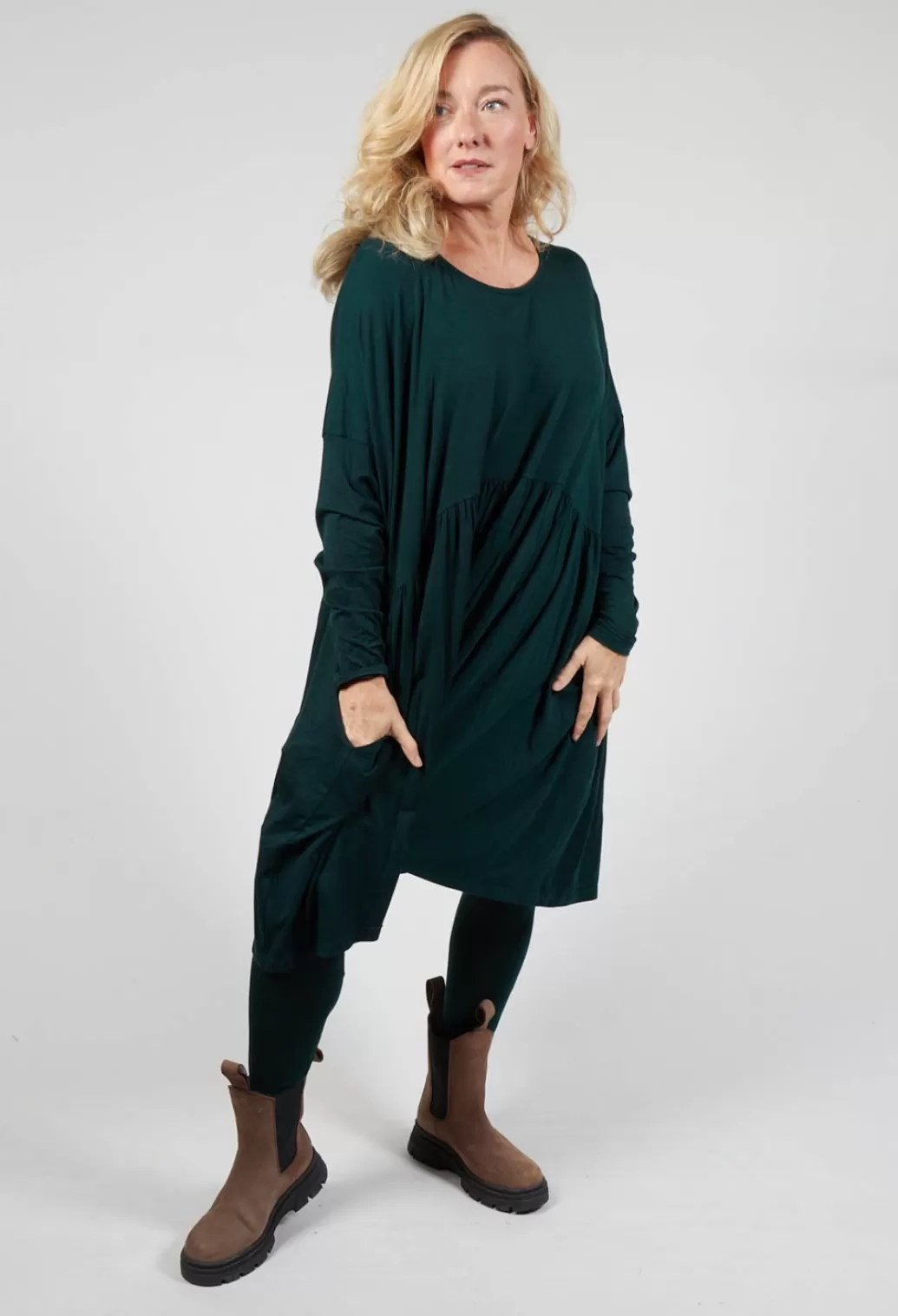 Dresses^Privatsachen Nerdreich Smock Dress In Fidel Green