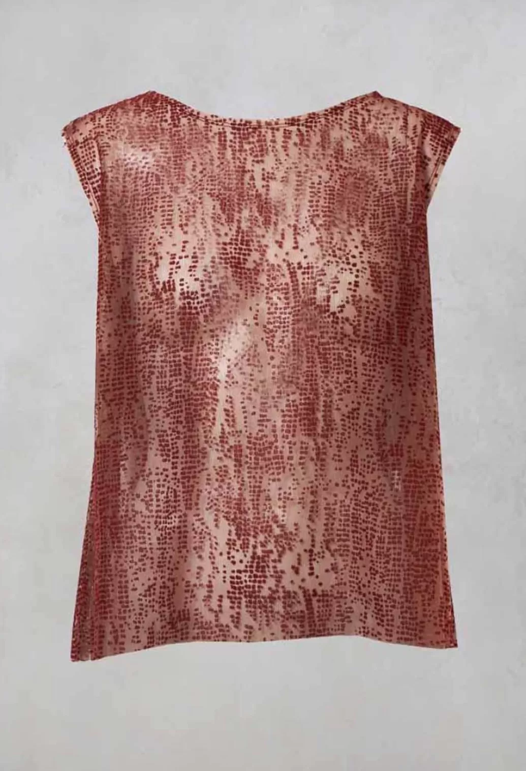 Jackets^Niù Netted Sleeveless Top In Red