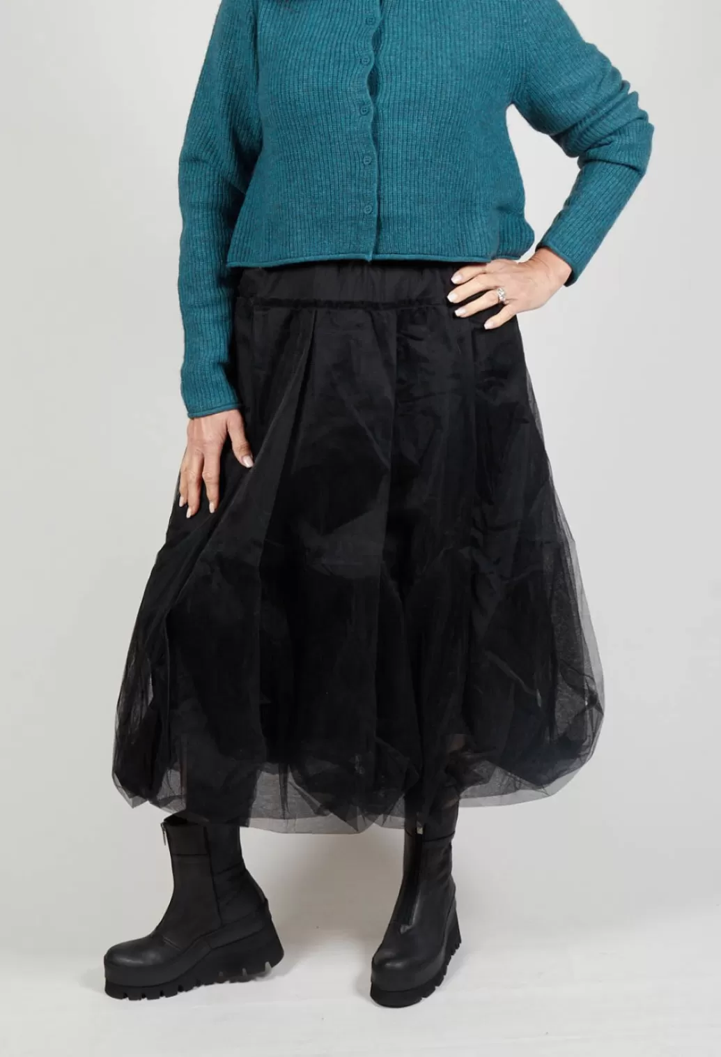 Skirts^Rundholz Black Label Netted Tulip Skirt In Black