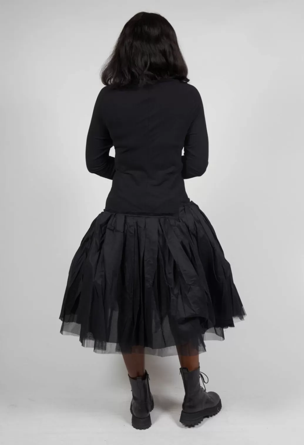 Dresses^Rundholz Mainline Netted Under Skirt Dress In Black