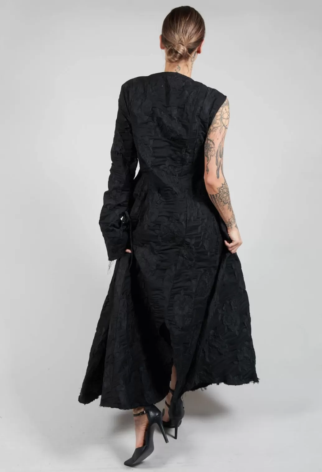 Dresses^Marc Point One Sleeved Maxi Dress In Black