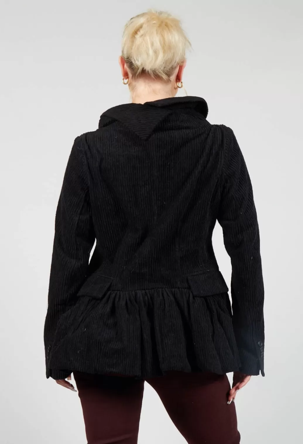 Jackets^Rundholz Mainline Open Peplum Jacket In Black