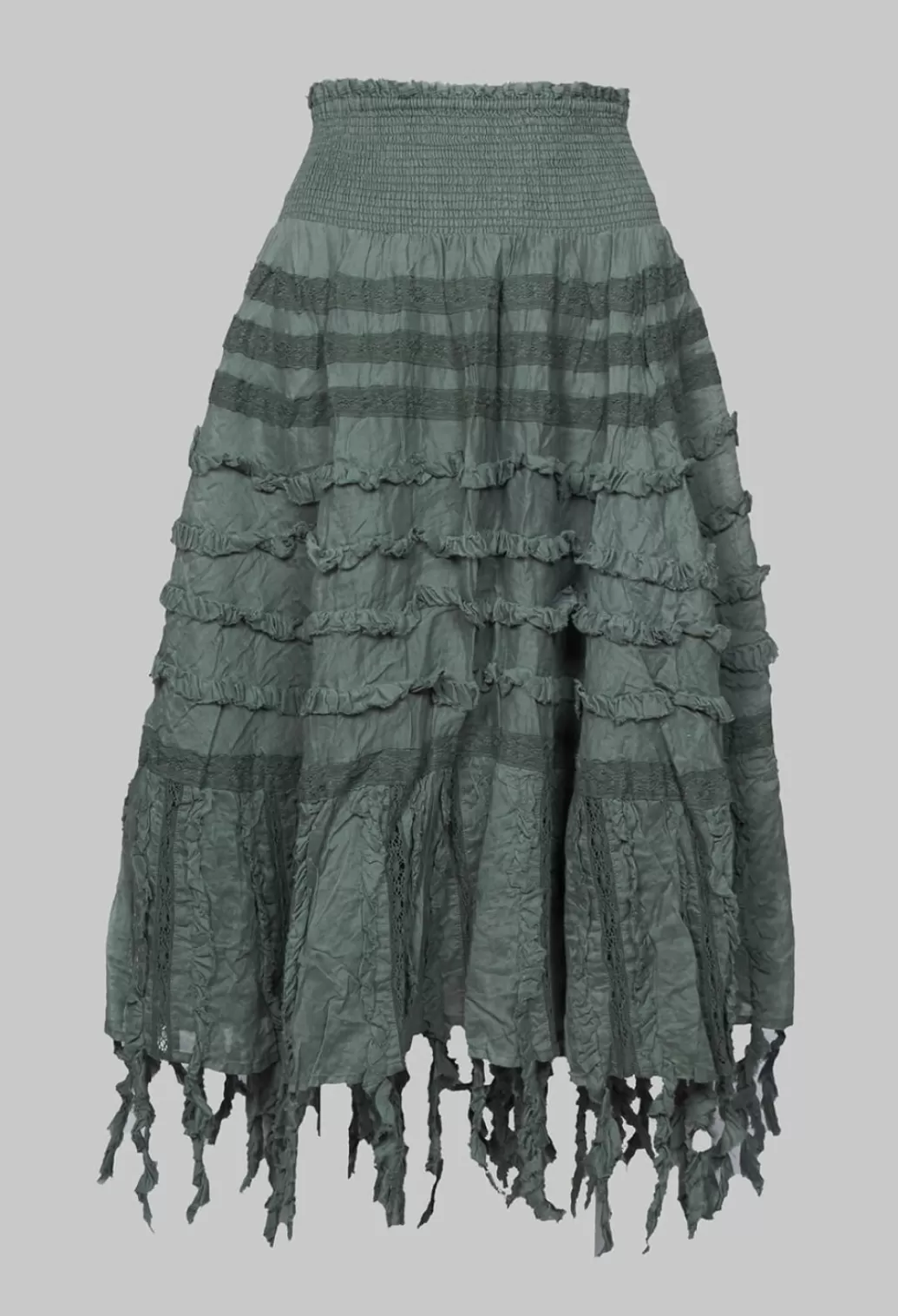 Skirts^Ewa I Walla Organdie Wilma Skirt In Pine Green