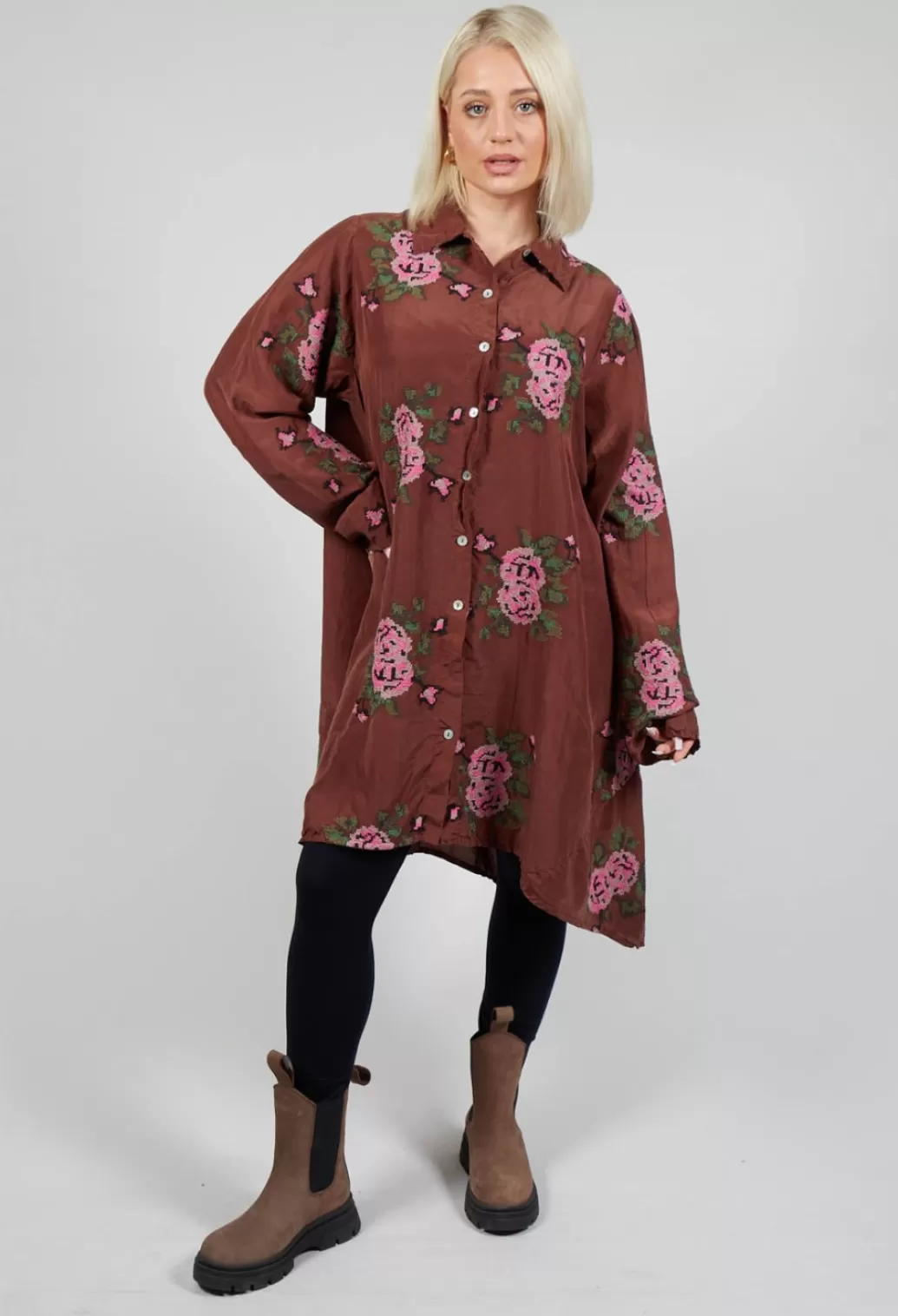 Dresses^Privatsachen Origihell Shirt Dress In Mudcloth