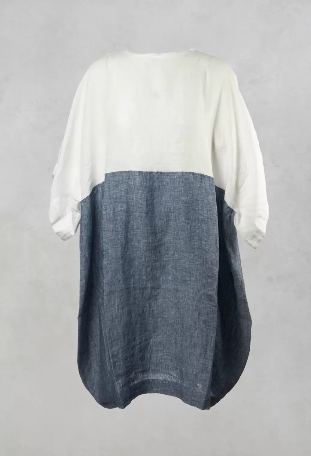 Dresses^Nu Oversized Dress In White / Blue