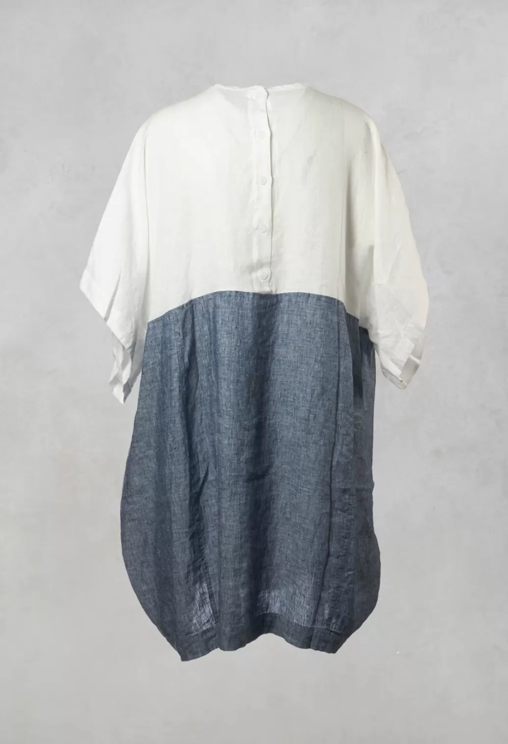 Dresses^Nu Oversized Dress In White / Blue