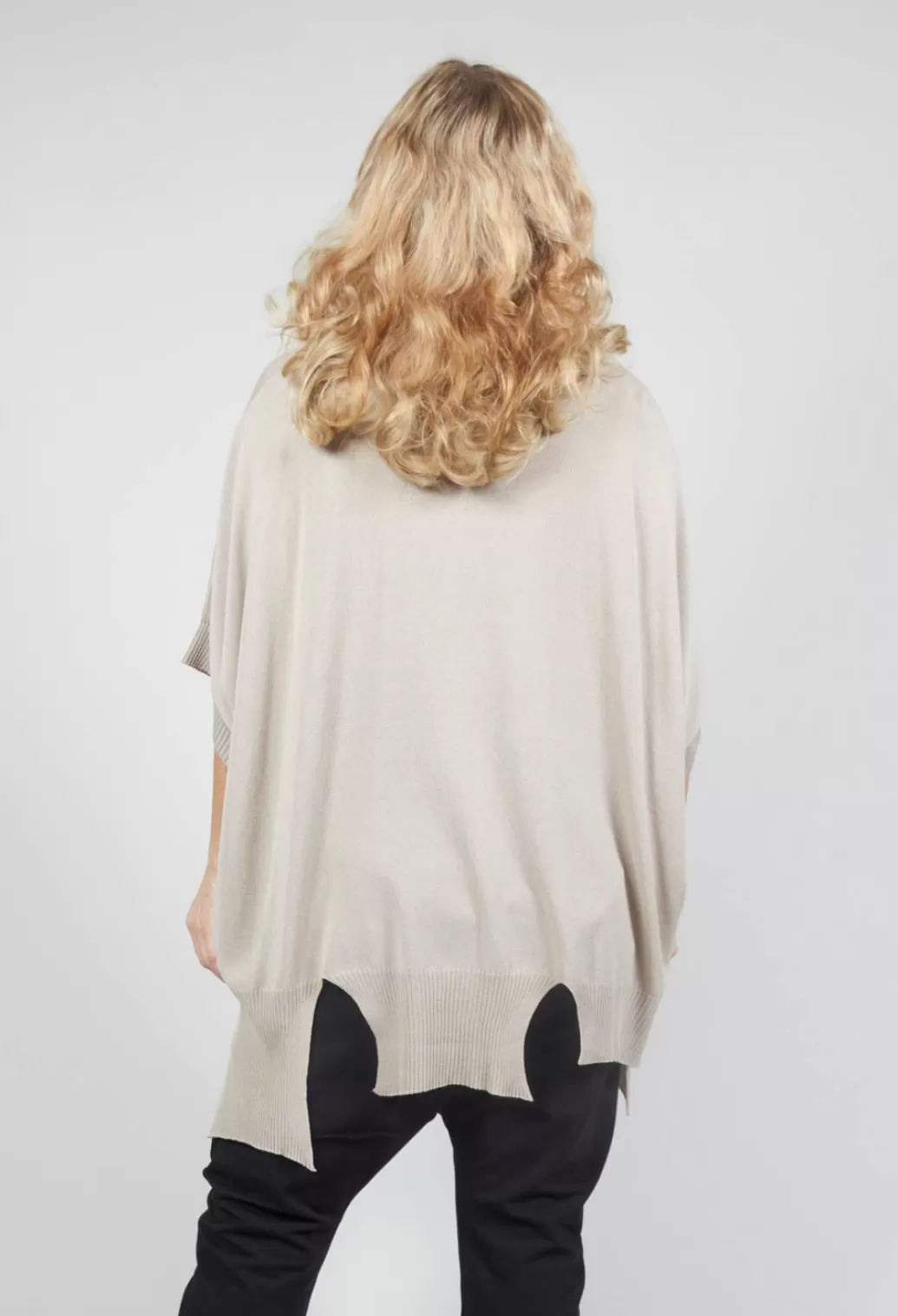 Jumpers^Philomena Christ Oversized Knitted Sweater With Dropped Shoulder In Beige
