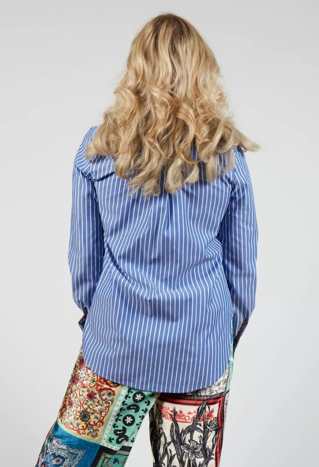 Shirts & Blouses^Sfizio Patchwork Shirt In Ink Blue