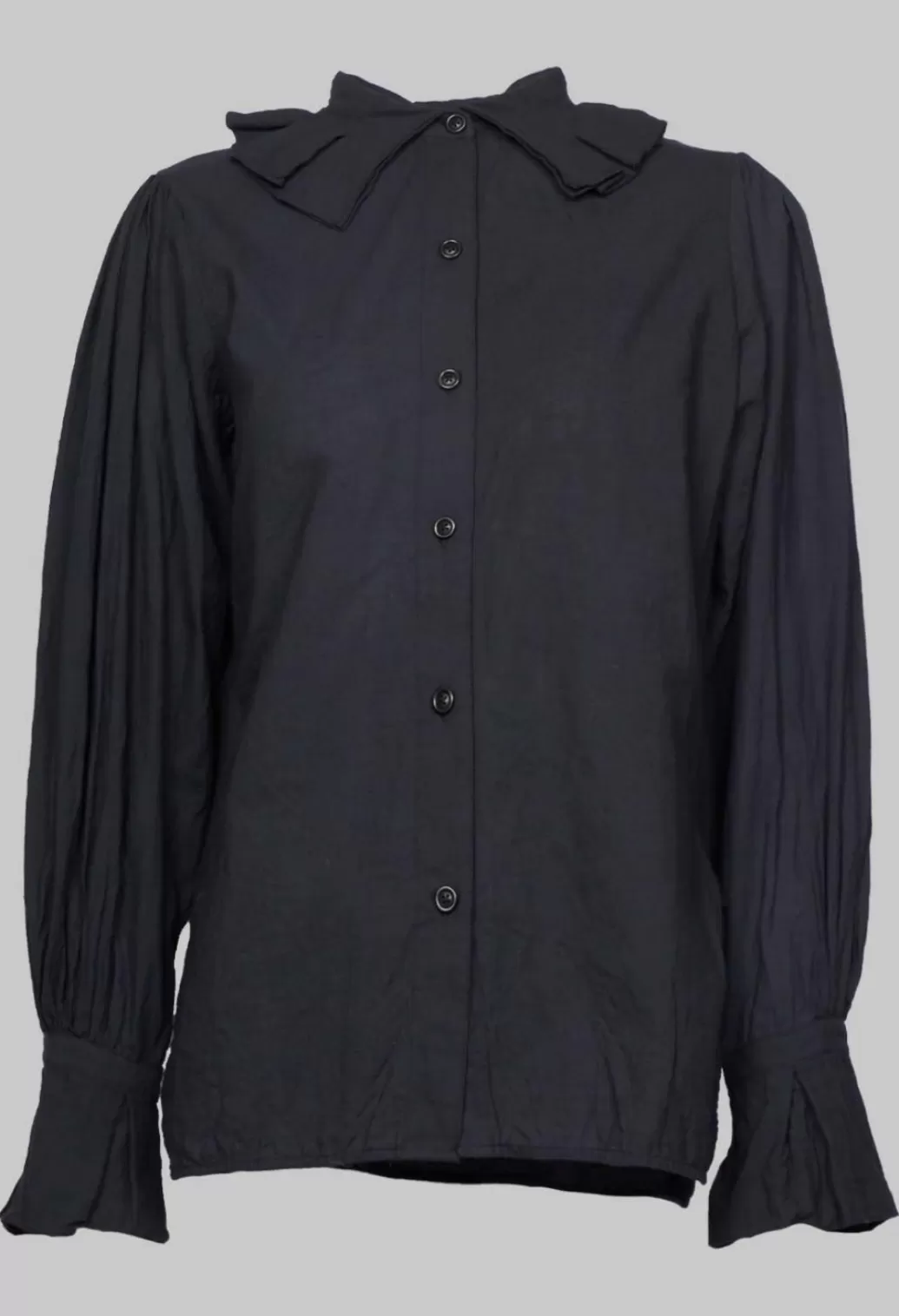 Shirts & Blouses^EastByEastWest Petal Pleated Collar Shirt In Ink