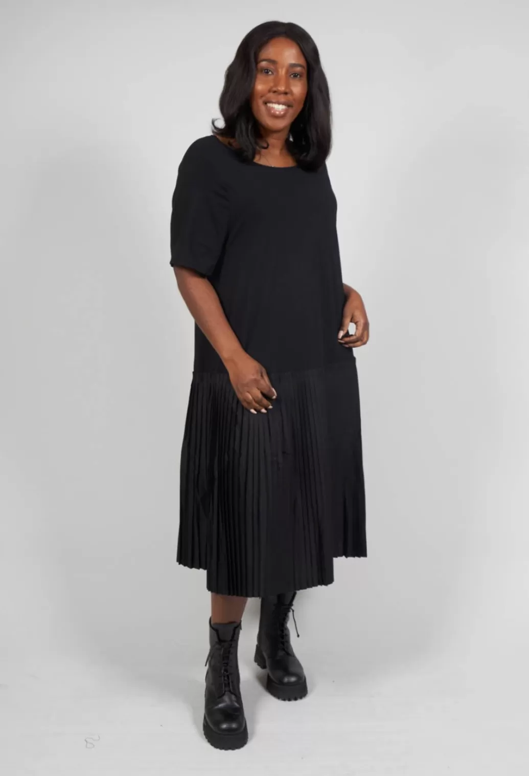 Dresses^Rundholz Mainline Pleated Dress In Black