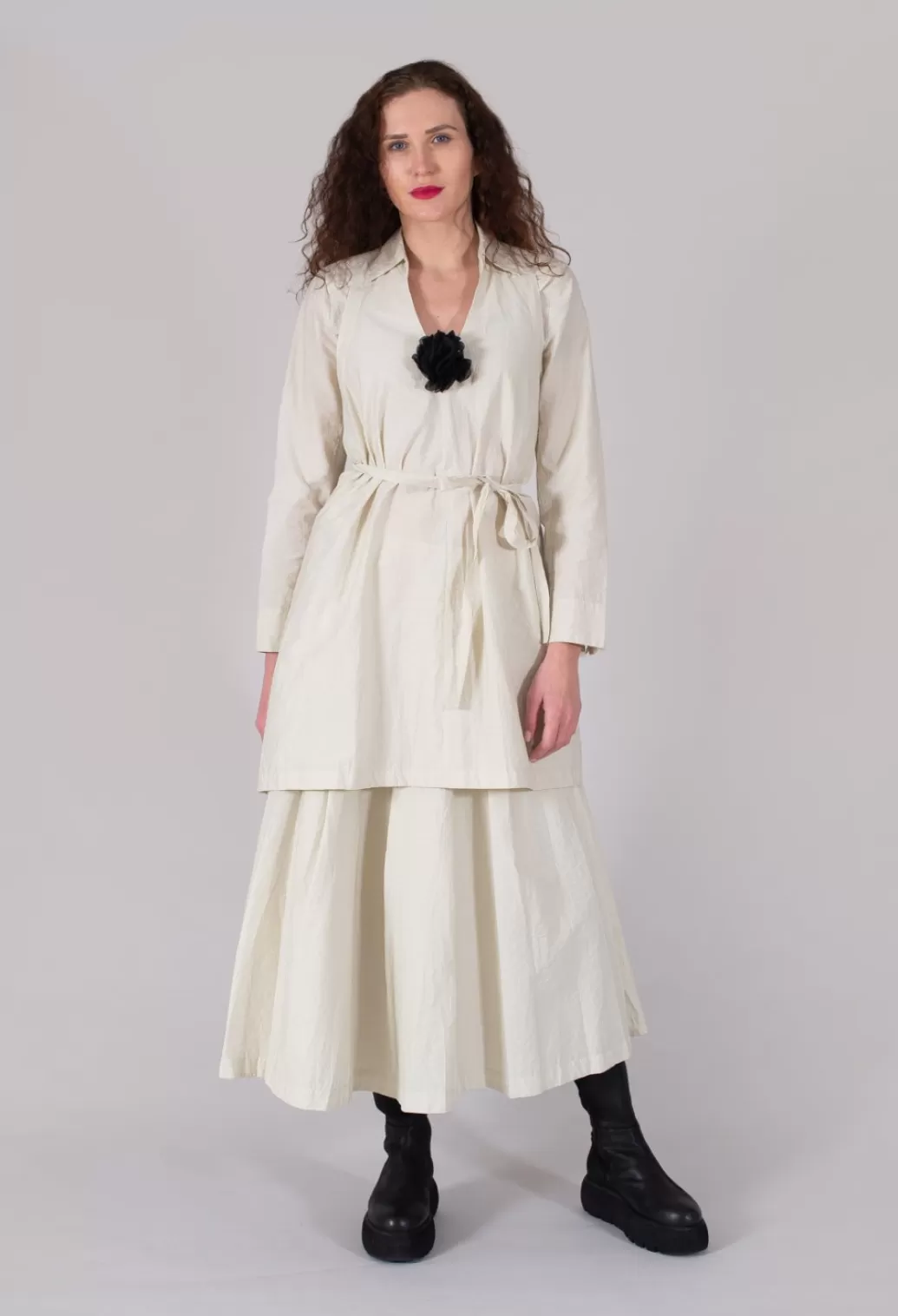 Skirts^Jayko Pleated Nayati Skirt In White Clay