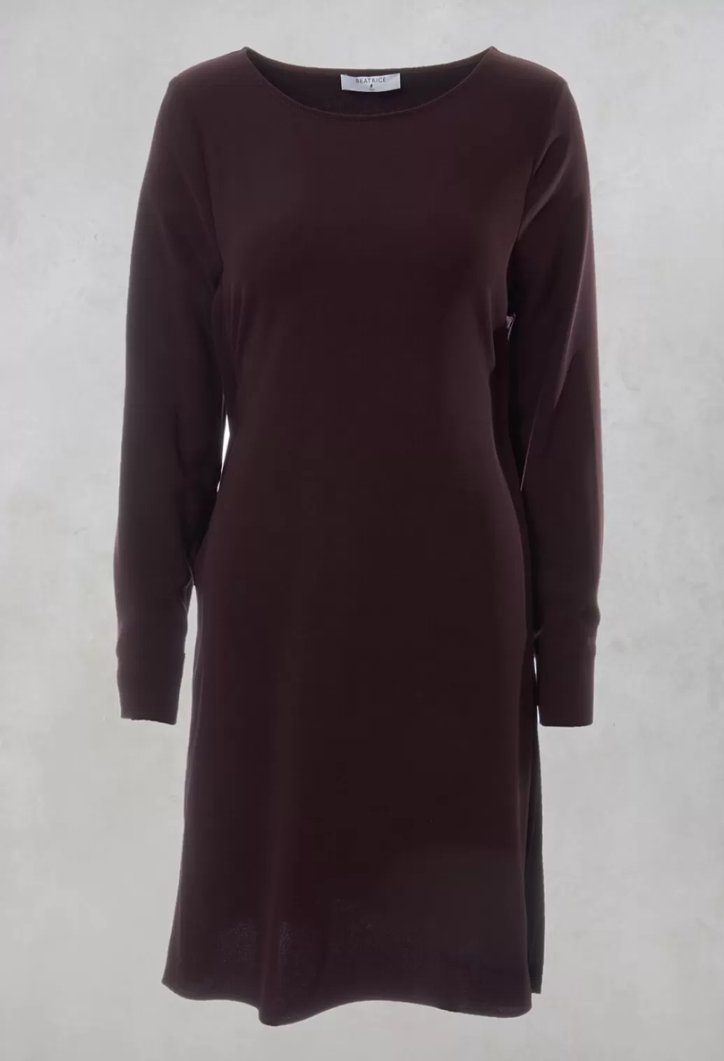 Dresses^Beatrice B Pleated Shift Dress In Plum