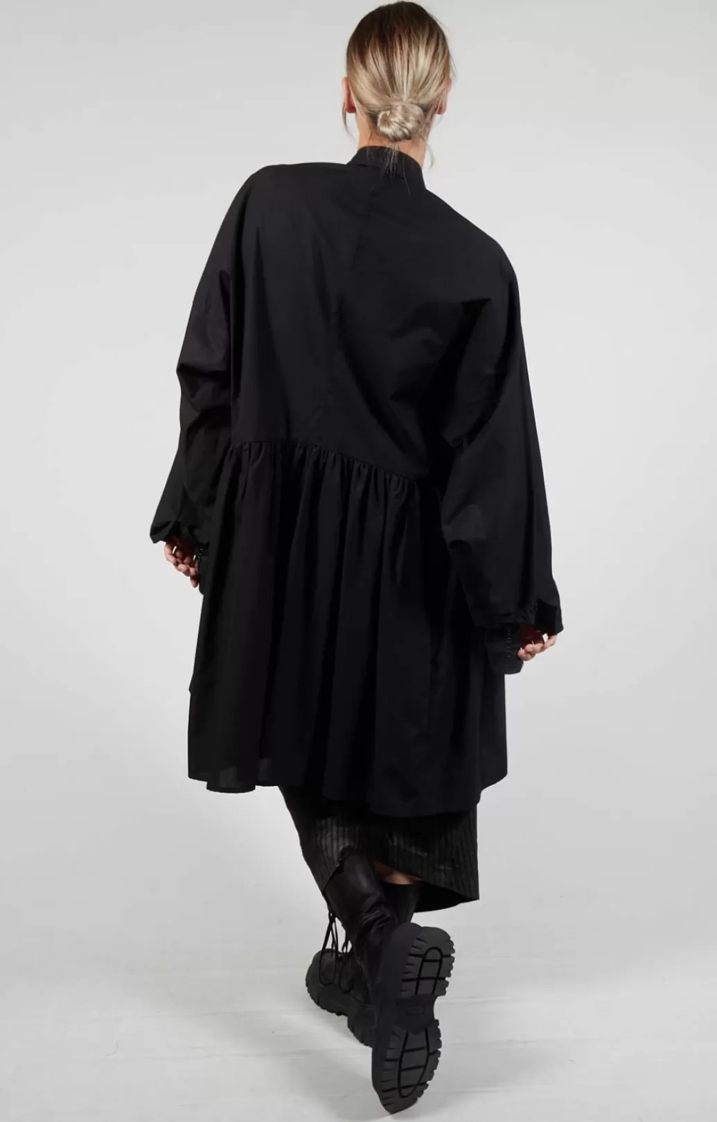 Dresses^Rundholz Mainline Pleated Shirt Dress In Black