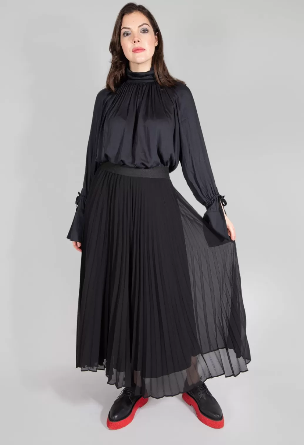 Skirts^Nu Pleated Skirt In Black