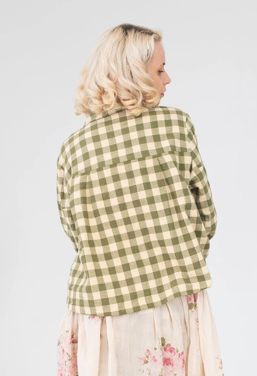 Jackets^Les Ours Poe Jacket In Carreaux Vert