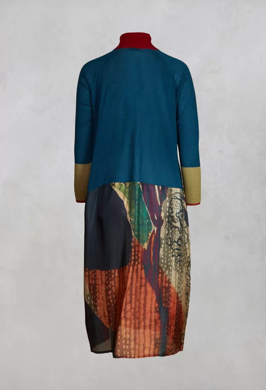 Dresses^Traces of Me Poppy Turtle Neck Dress In Winter Rain Multicolor