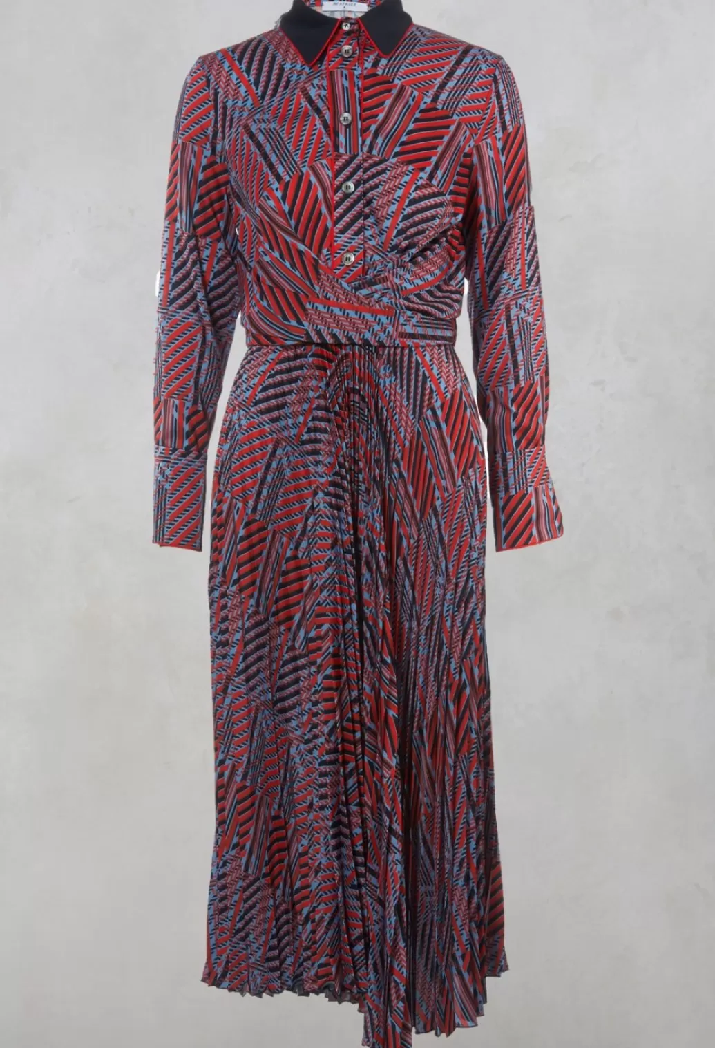 Dresses^Beatrice B Printed Maxi Dress In Red / Blue