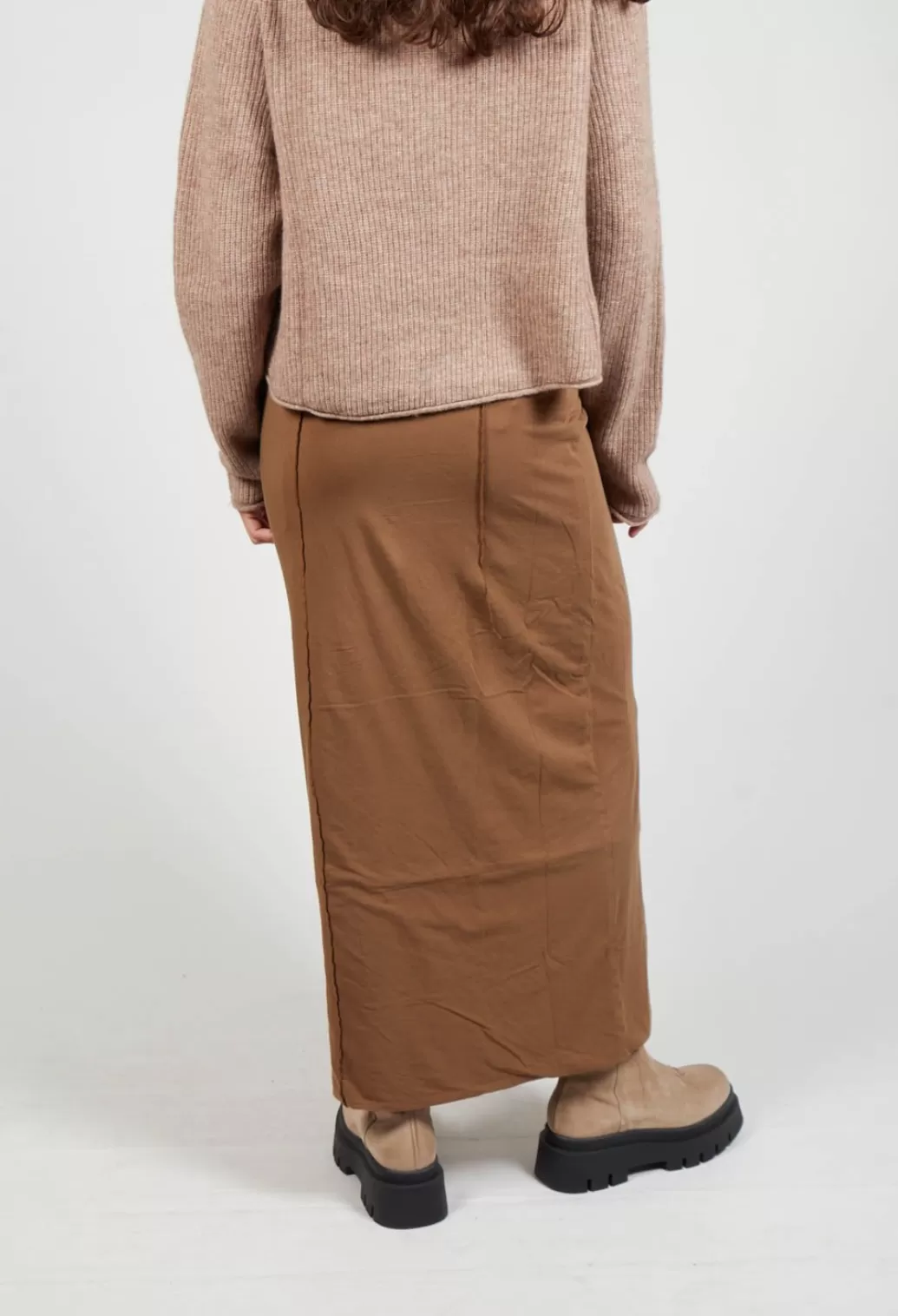 Skirts^Rundholz Black Label Pull On Jersey Pencil Skirt In Bronze