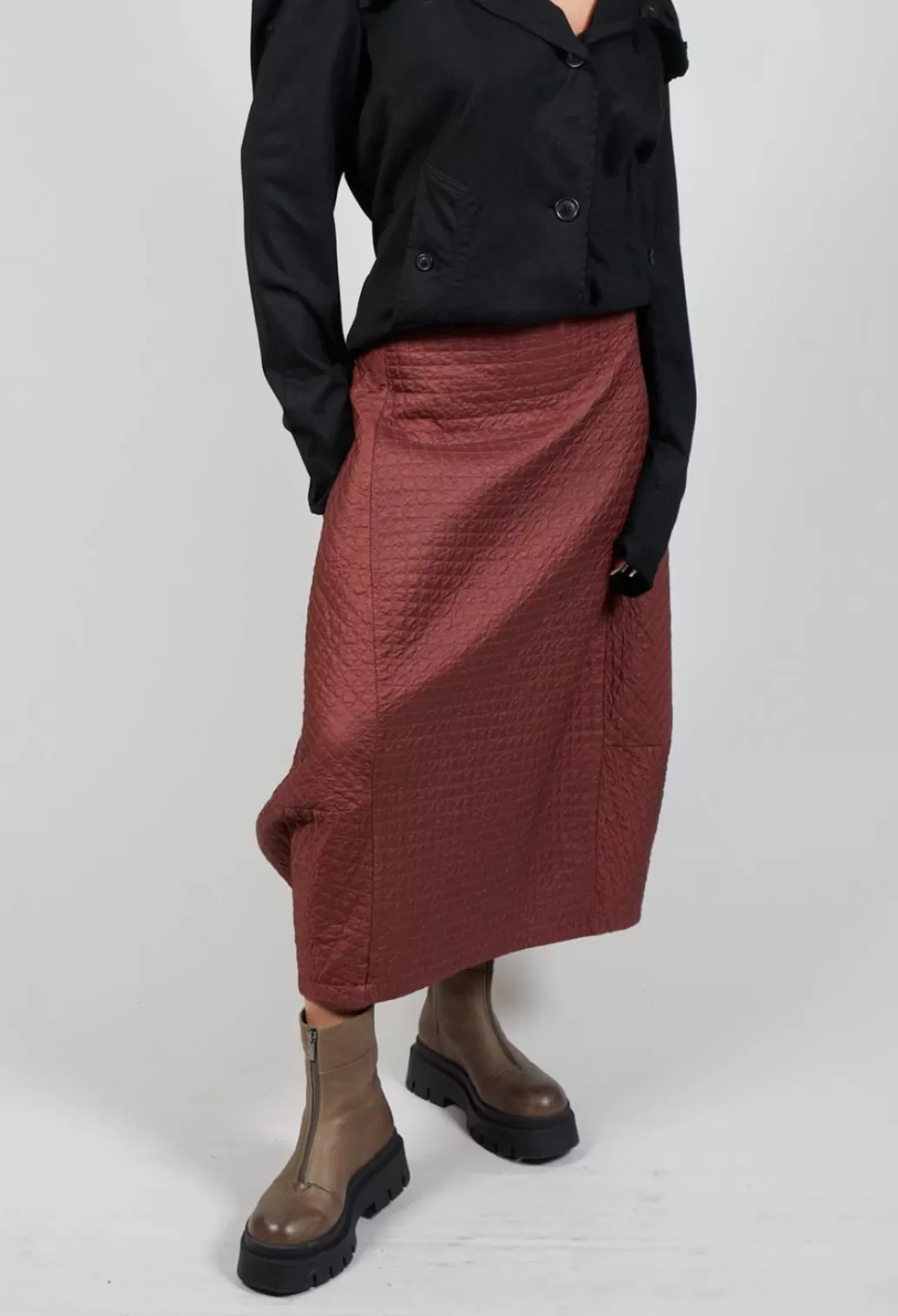 Skirts^Rundholz Dip Quilted Tulip Skirt In Maple