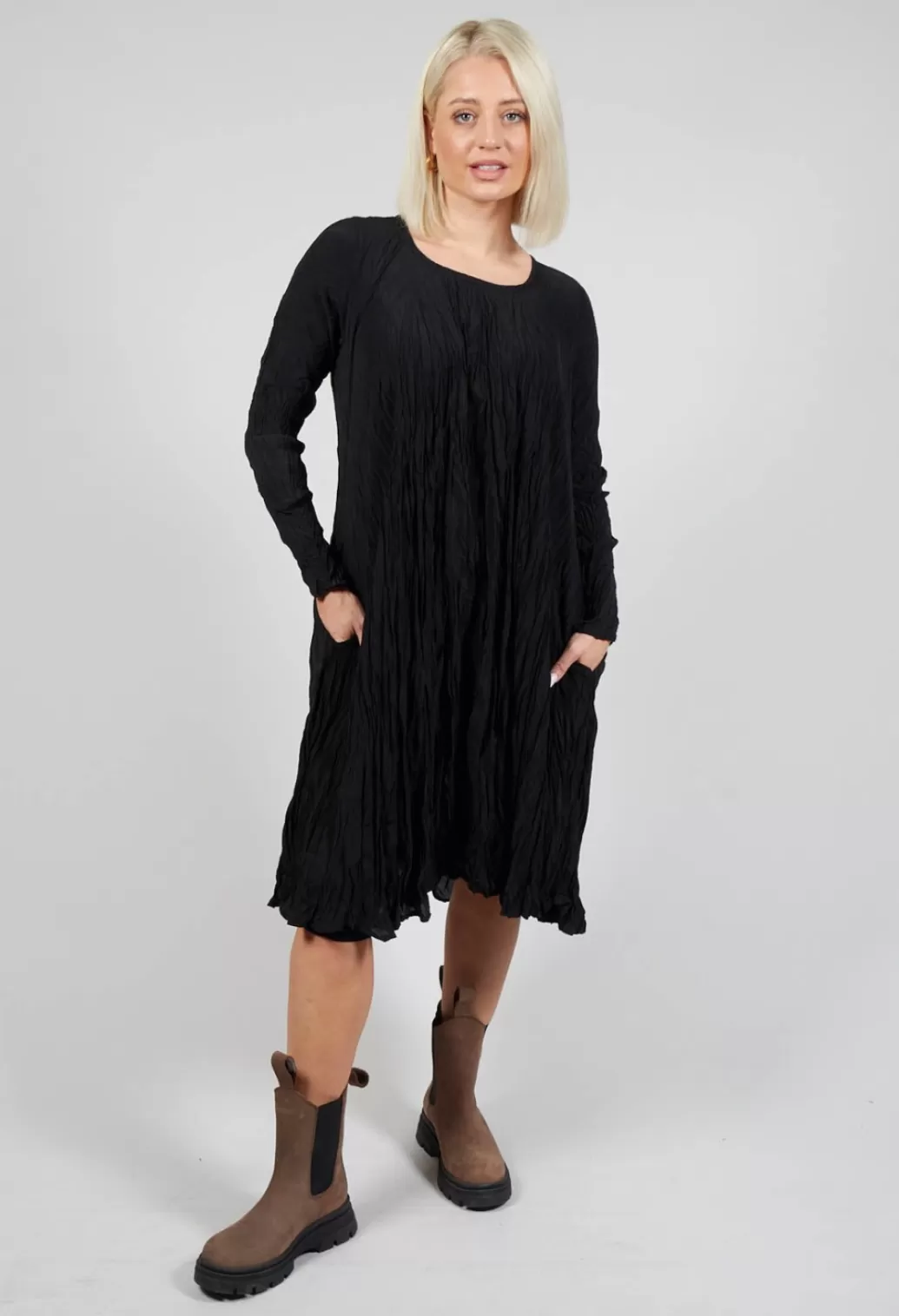 Dresses^Privatsachen Regen Dress In Kaviar Black