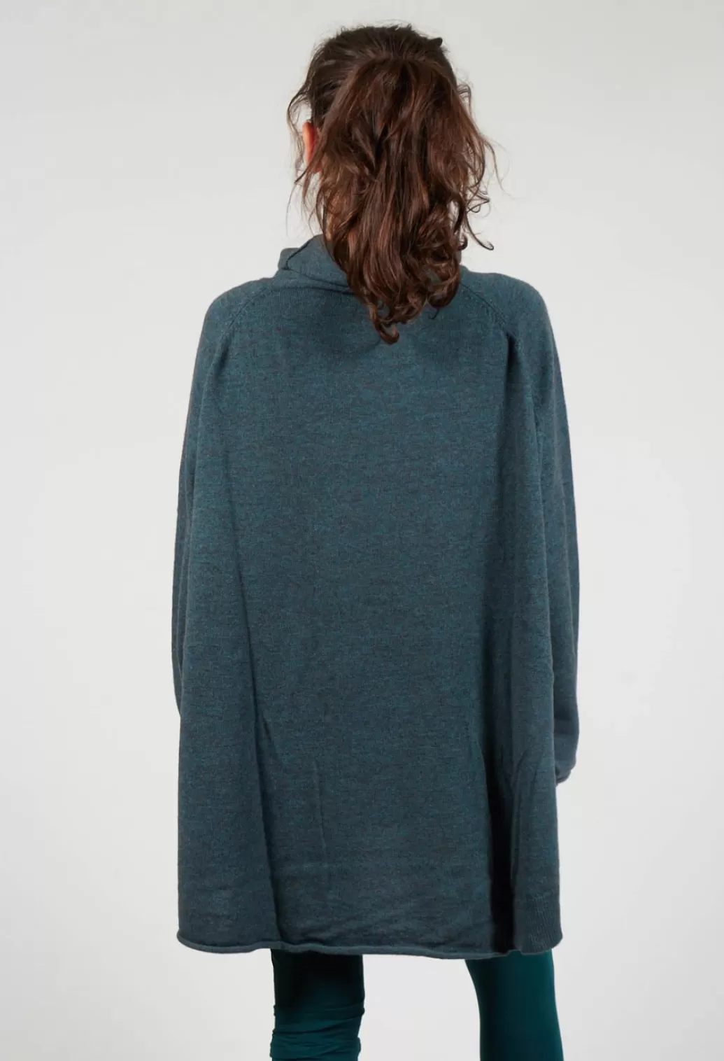 Jumpers^Rundholz Black Label Relaxed High Neck Jumper In Forest Faux