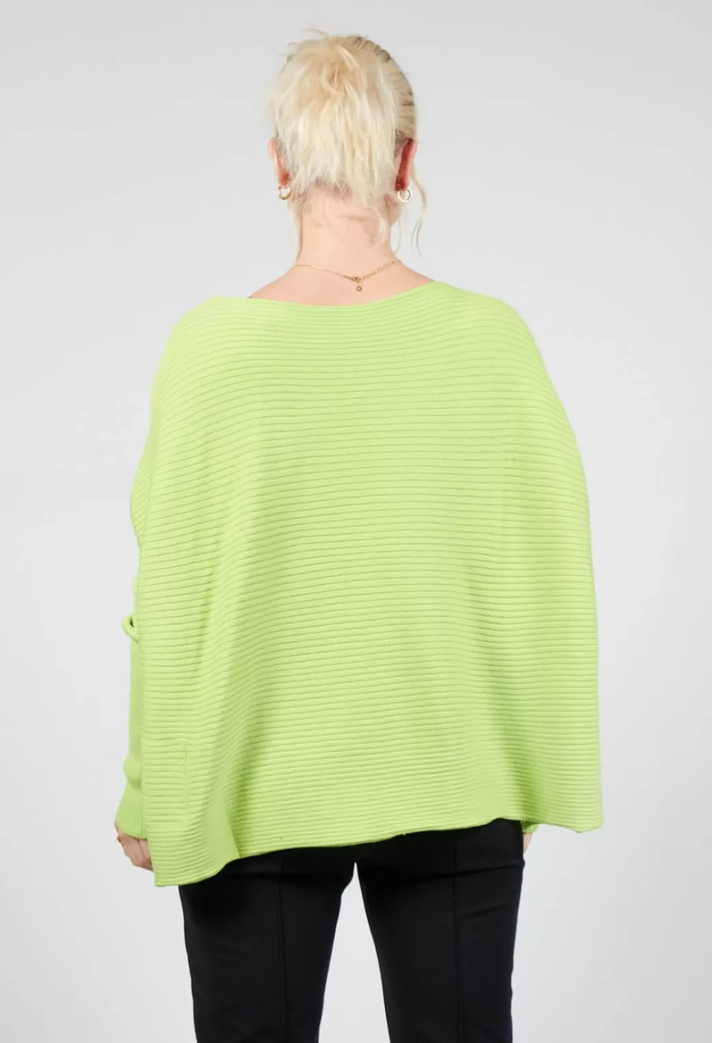 Jumpers^Philomena Christ Ribbed Drop Shoulder Jumper In Neon Green