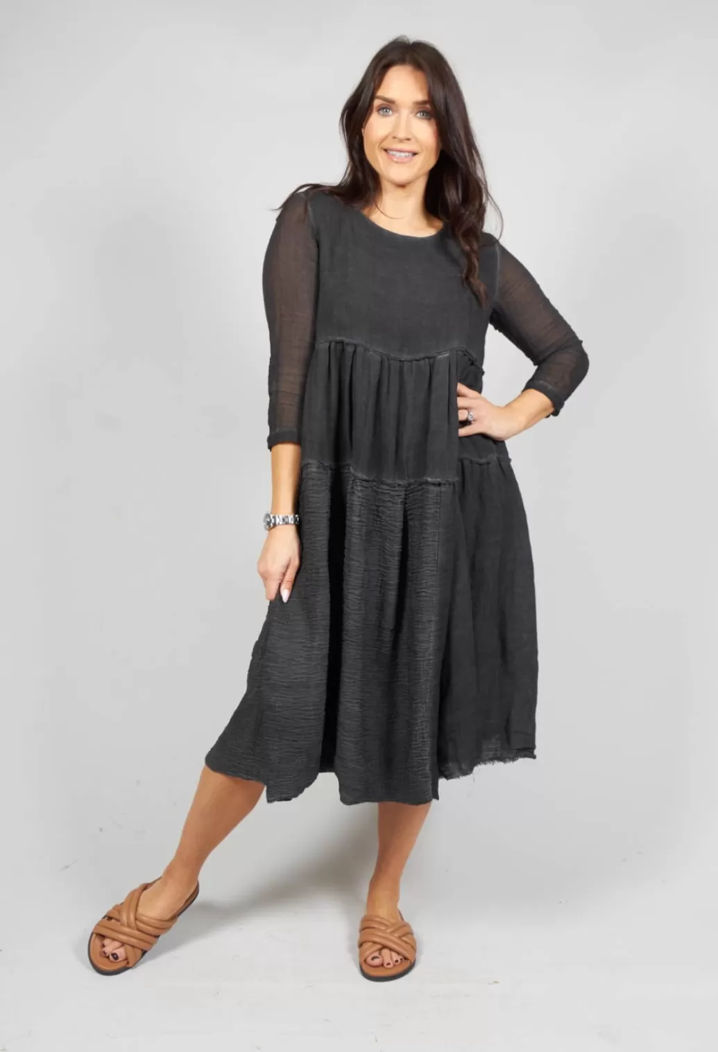 Dresses^Un-namable Roby Long Sleeved Dress In Black