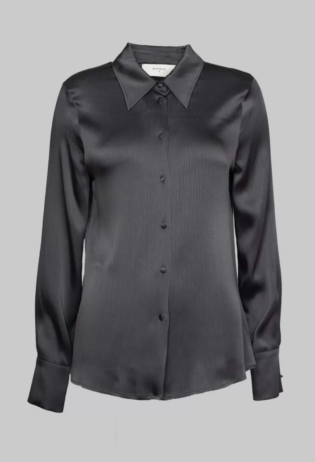 Shirts & Blouses^Beatrice B Romantic Long Sleeved Shirt In Metallic Grey