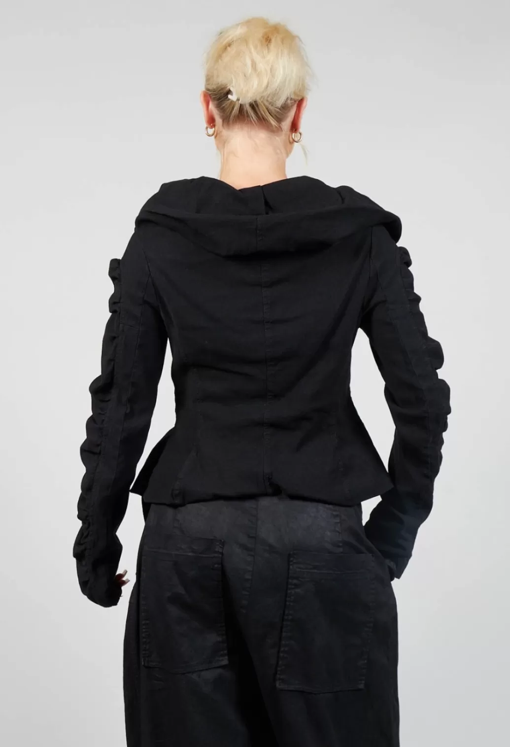 Jackets^Rundholz Mainline Ruched Detail Jacket In Black