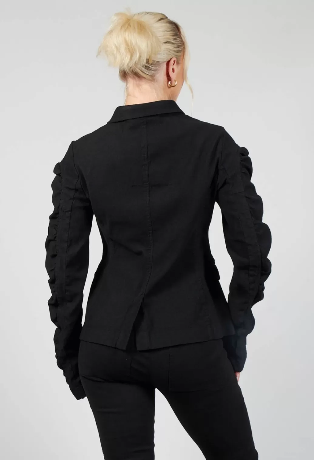 Jackets^Rundholz Mainline Ruched Sleeve Jacket In Black