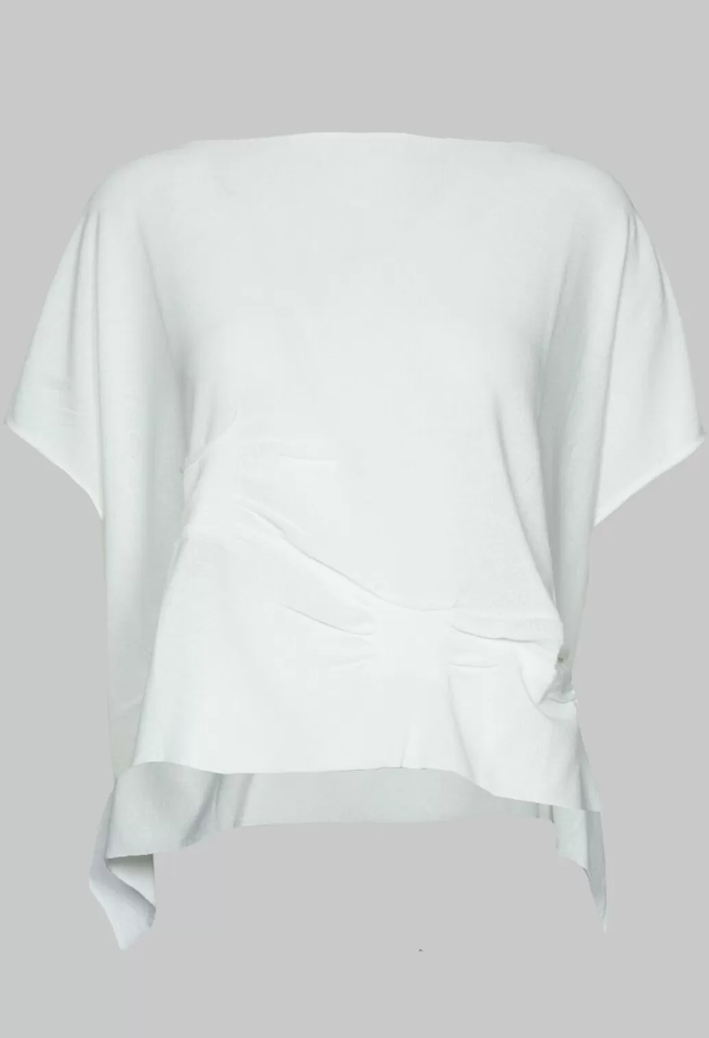 Jumpers^Philomena Christ Ruched Sleeveless Sweater In White