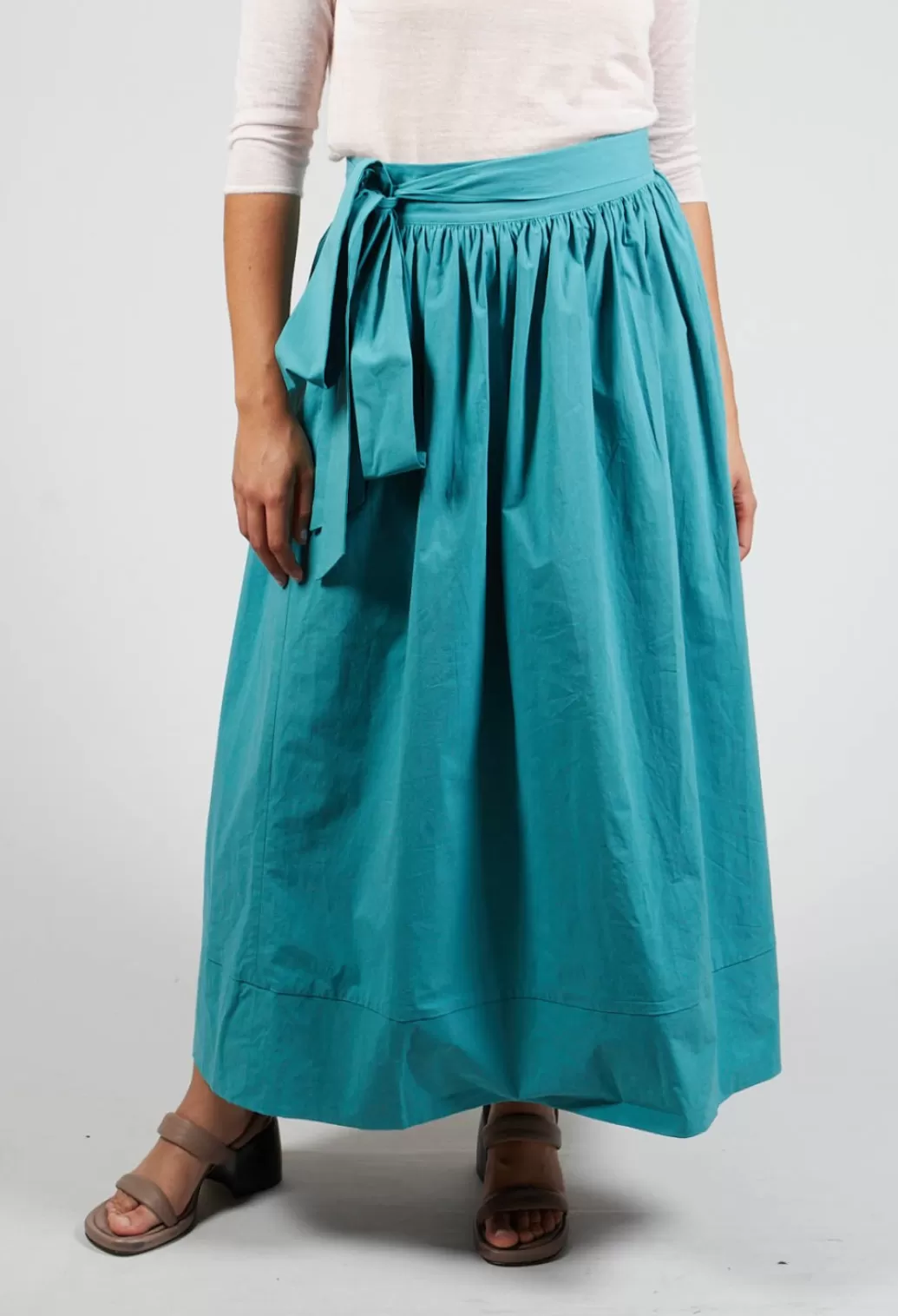 Skirts^Apuntob Sash Skirt In Turquoise