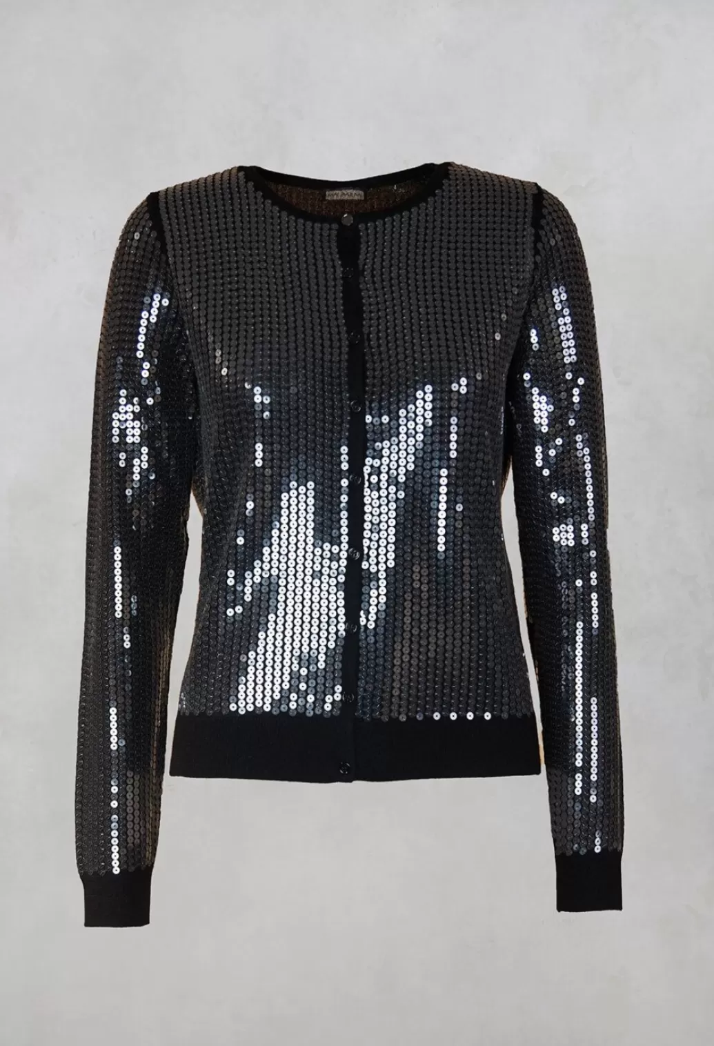 Knitwear^Maliparmi Sequined Cardigan In Black