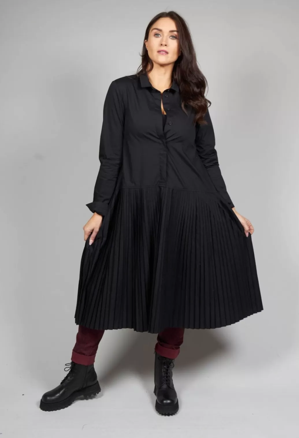 Dresses^Rundholz Black Label Shirt Dress In Black