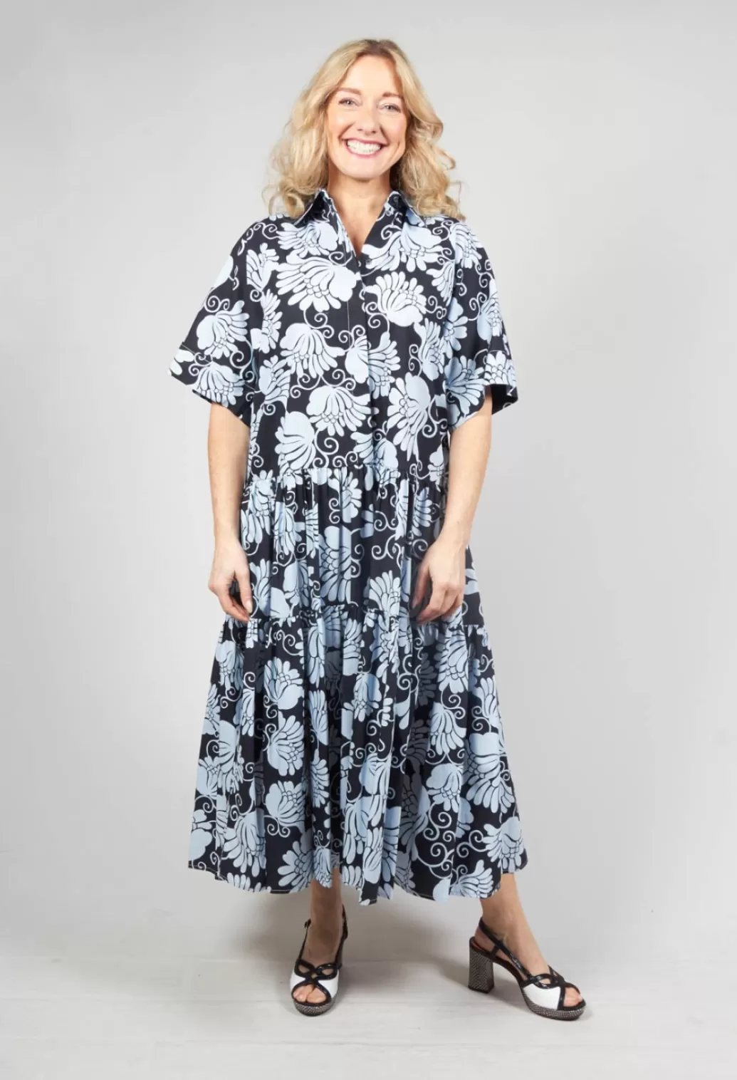 Dresses^Beatrice B Shirt Dress In Bloom Print