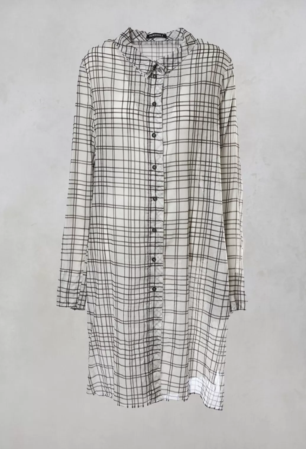 Dresses^Rundholz Mainline Shirt Dress In Brown Check