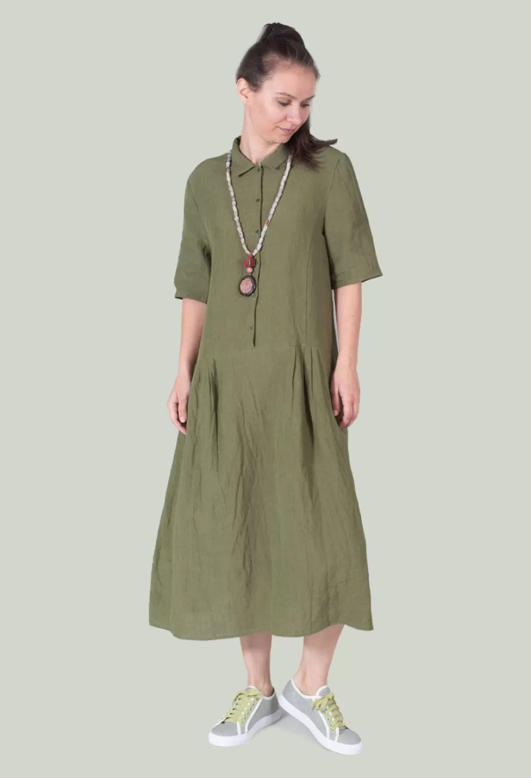 Dresses^Apuntob Shirt Dress In Green