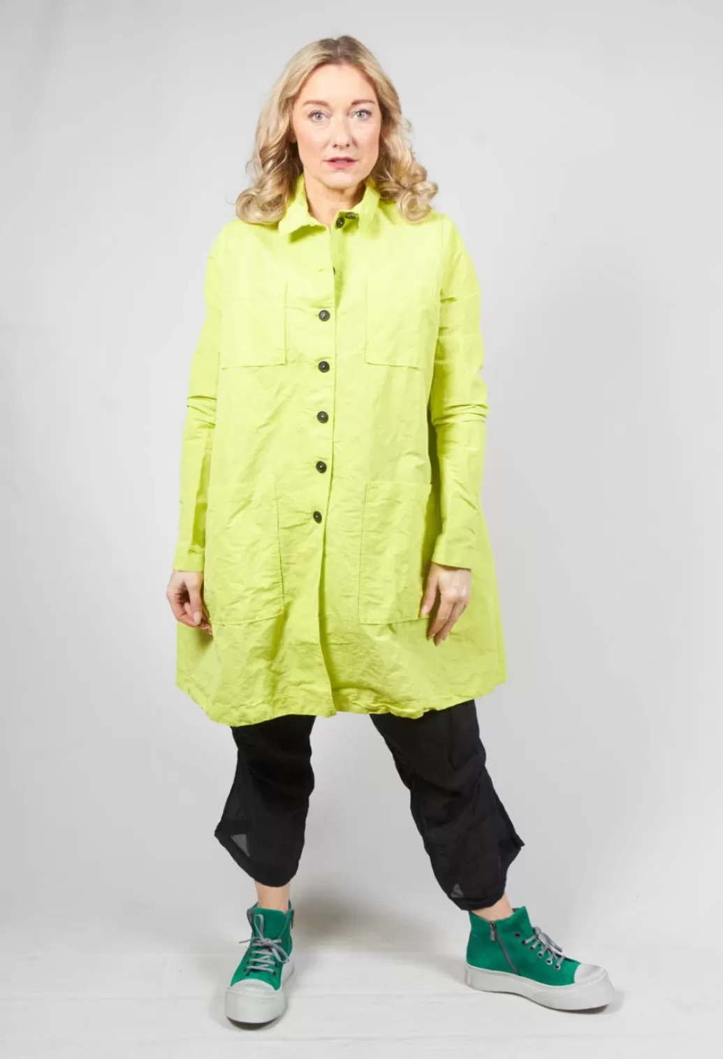 Coats^Rundholz Dip Short Length Coat With Pocket Features In Spring