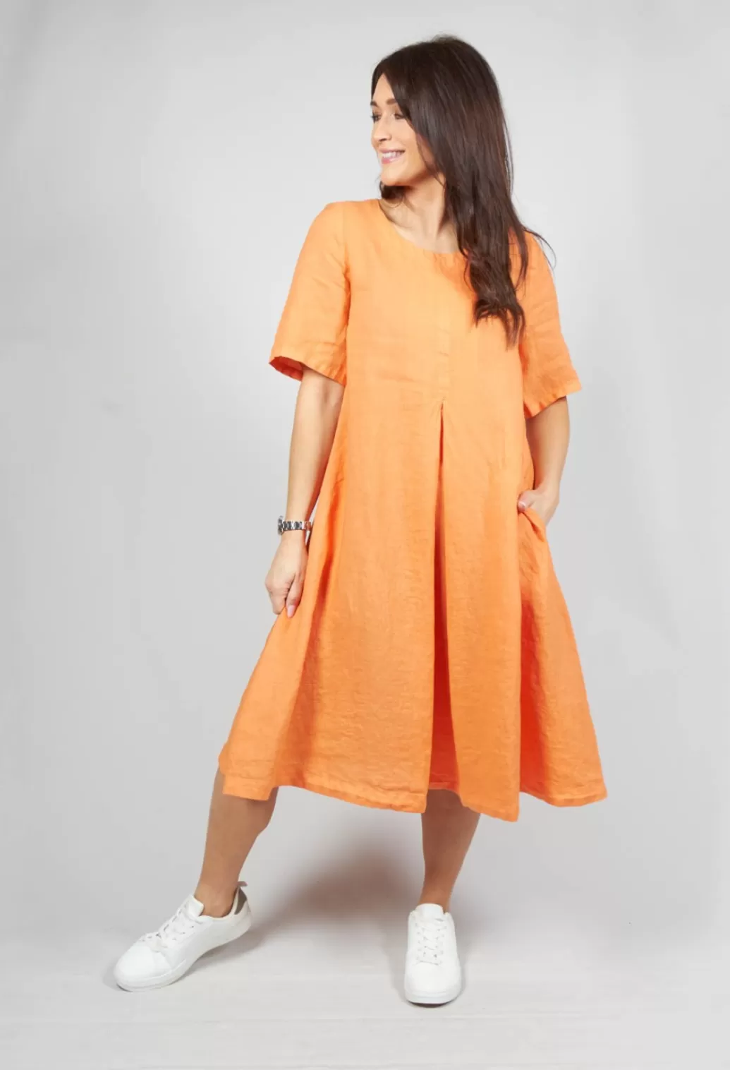 Dresses^Mes Soeurs & Moi Short Sleeve Dress In Peach